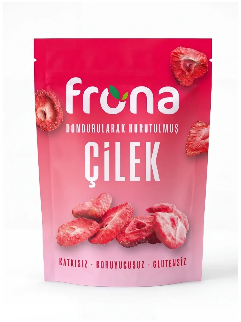 Dondurularak Kurutulmuş Çilek 5 Gr