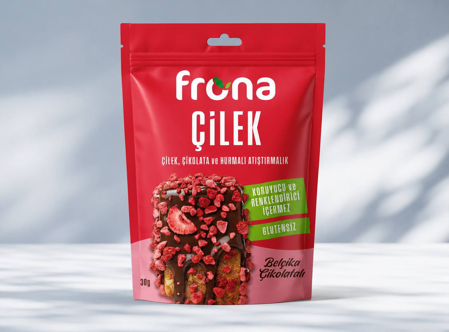 Çilekli, Çikolatalı ve Hurmalı Atıştımalık